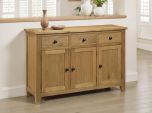 Julian Bowen Astoria Sideboard in Solid Oak