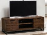 Julian Bowen Brooklyn TV Unit In Dark Oak