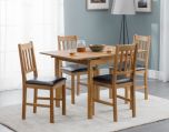 Julian Bowen Coxmoor Extending Dining Table in Solid Oak