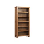 Harrogate Large Bookcase in Rustic Oak