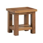 Harrogate Lamp Table in Rustic Oak