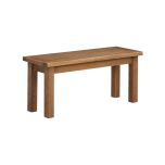 Harrogate Medium Dining Bench - Rustic Oak