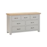 Berkshire 3 over 4 Chest of Drawers in Moon Grey