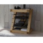 Z Hifi Unit in Solid Oak