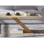 Z Modern Coffee Table in Solid Oak