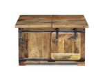 Jaipur Coffee Table with storage in Distressed Natural Wood
