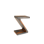 Cube Sheesham Z Side Table