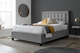 Brandon Grey Fabric Ottoman Bed - Multiple Sizes