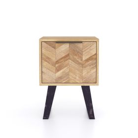 Haryana Mango Wood Side Table with Drawer