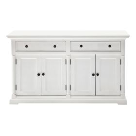 Provence French Country Classic Buffet in Brilliant White