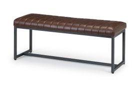 Brooklyn Upholstered Bench In Brown
