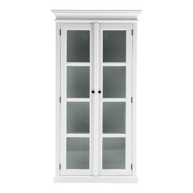 Halifax Coastal Double Vitrine in Brilliant White