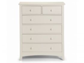 Julian Bowen Cameo 4+2 Chest in Stone White