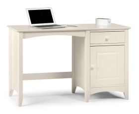 Julian Bowen Cameo Desk in Stone White