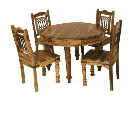 Bangalore Sheesham Round Dining Table