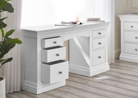 Julian Bowen Clermont Dressing Table in Surf White