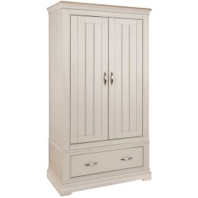 Cobble Double Wardrobe With Drawer