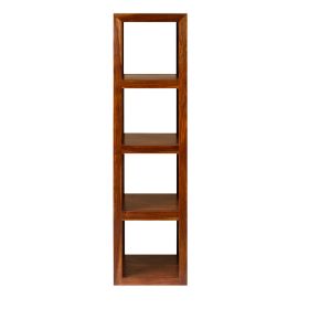 Agra 4 High Square Display Unit in Rosewood 