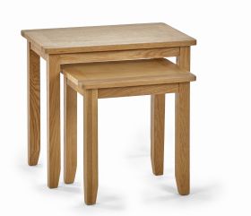 Julian Bowen Mallory Nest Of 2 Tables in Oak