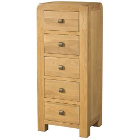 Avon Oak Tall Chest Of Drawers