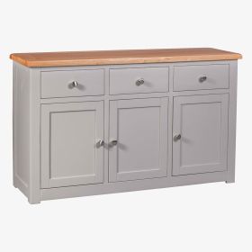 Diamond Large Sideboard in Solid Oak