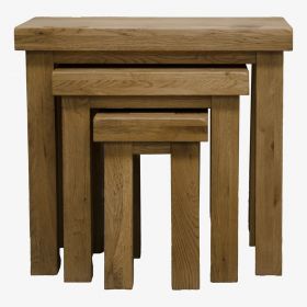 Deluxe Solid Oak Nest of Tables