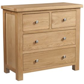 Dorset Oak 2 Over 2 Chest Of Drawers