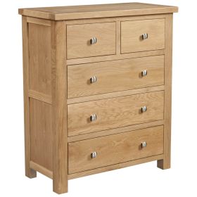 Dorset Oak 2 Over 3 Chest Of Drawers