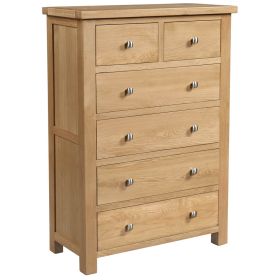 Dorset Oak 2 Over 4 Chest Of Drawers