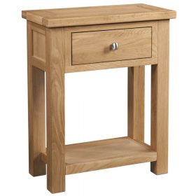 Dorset Oak 1 Drawer Consol Table