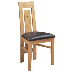 Dorset Oak Panel Back Dining Chair