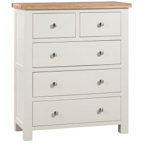 Dorset Ivory 2 Over 3 Drawer Chest Of Drawers 