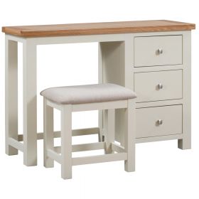 Dorset Ivory Dressing Table With Footstool