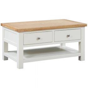 Dorset Ivory Coffee Table With Drawer