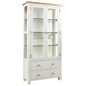 Dorset Ivory Glazed Display Unit