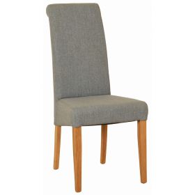 Dorset Oak Light Grey Coloured Dining Chair