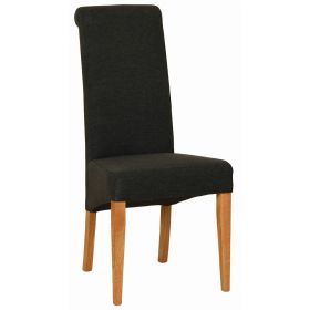 Dorset Oak Charcoal Coloured Dining Chair