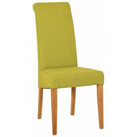 Dorset Oak LIME Green Coloured Dining Chair