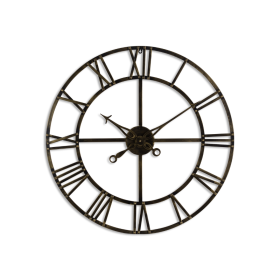 Small Antique Brass Skeleton Clock