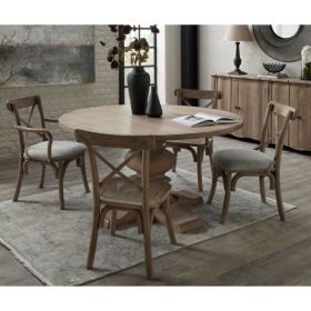 Copgrove Round Pedestal Dining Table & Chairs Set