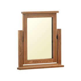 Harrogate Dressing Table Mirror in Rustic Oak