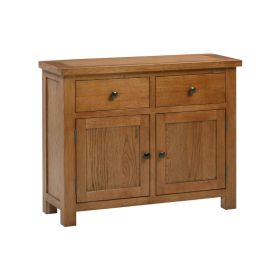 Harrogate 2 Door 2 Drawer Sideboard in Rustic Oak