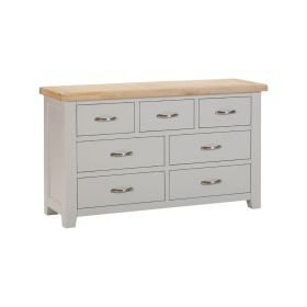 Berkshire 3 over 4 Chest of Drawers in Moon Grey