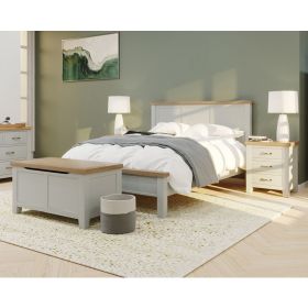 Berkshire Bed in Moon Grey - Choose Your Size