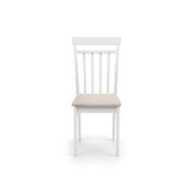Julian Bowen Coast Dining Chair in White - Set of 2