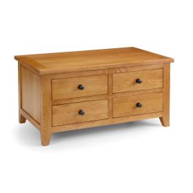 Julian Bowen Astoria 4 Drawer Coffee Table in Oak