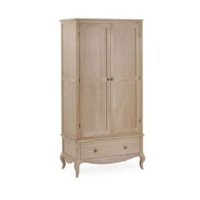 Julian Bowen Camille Combination Wardrobe in Limed Oak
