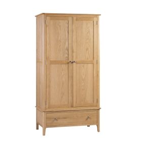 Julian Bowen Cotswold 2 Door 1 Drawer Wardrobe