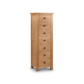 Julian Bowen Marlborough 7 Drawer Chest in Oak