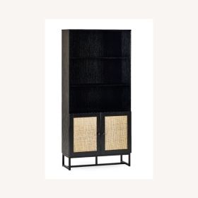 Julian Bowen Padstow Tall Bookcase in Black